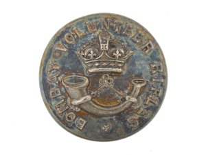 Button, Bombay Volunteer Rifles, före 1901 av English School