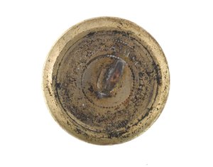 Button, Calcutta volontärgevär, före 1901 av English School