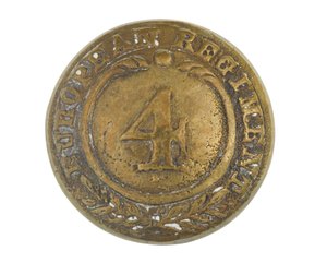 Button, andra led, 4:e bengaliska europeiska regementet, 1855-1861 av English School
