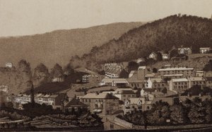 Buxton: Matlock Bath (litho) av English School