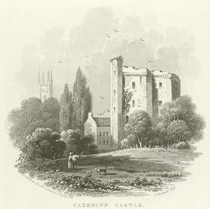 Cardiff Castle (gravyr) av English School
