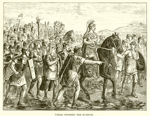 Caesar korsar Rubicon av English School