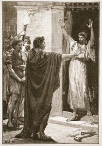 Caesar äger skatten i Saturnus tempel av English School