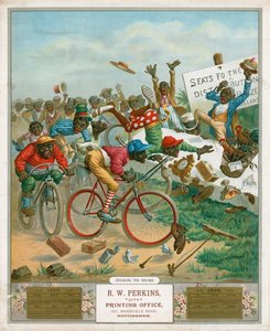 Kalender för 1898. Cykelcyklister av English School