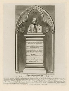 Camdens Monument i Poets Corner av English School