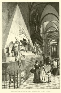 Canovas grav i Santa Maria Gloriosa dei Frari, Venedig
