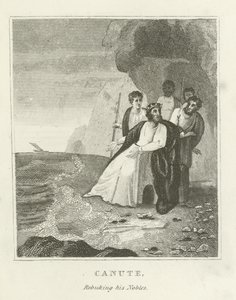 Knud, tillrättavisande sina adelsmän av English School
