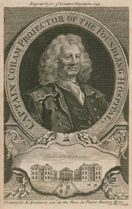 Kapten Coram, projektor på Foundling Hospital av English School