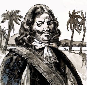Kapten Henry Morgan på Jamaica av English School