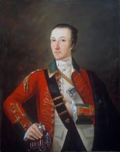 Kapten James Gorry, 87th Regiment of Foot, eller Highland Volunteers, 1760 av English School