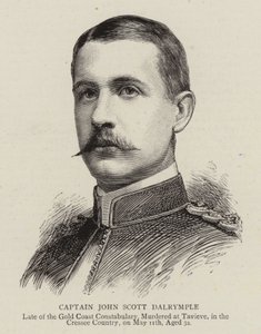 Kapten John Scott Dalrymple (gravyr) av English School