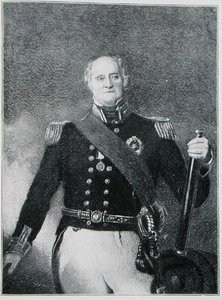 Kapten Thomas Masterman Hardy (1769-1839) (gravyr) av English School