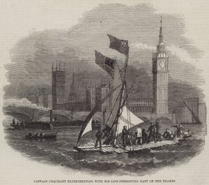 Kapten Urquharts livbevarande flotte (gravyr) av English School