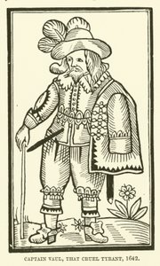 Kapten Vaul, den grymma tyrannen, 1642 av English School