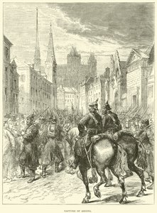 Capture of Amiens, december 1870 av English School