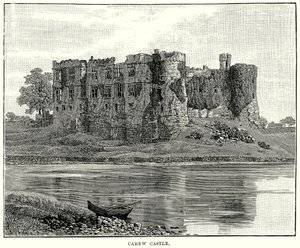 Carew Castle (gravyr) av English School