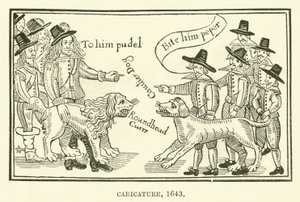 Karikatyr, 1643 av English School