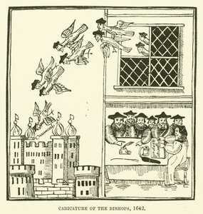 Karikatyr av biskoparna, 1642 av English School
