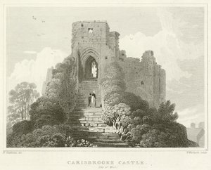 Carisbrooke Castle, Isle of Wight (gravyr) av English School