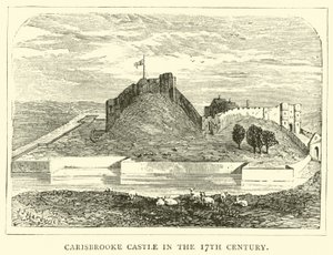 Carisbrooke Castle på 1600-talet av English School