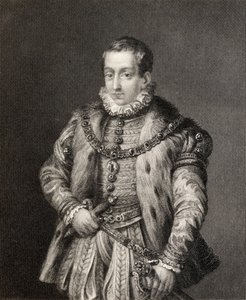 Carlos, prins av Asturien, från "History of the Reign of Philip II", publicerad 1855 av English School