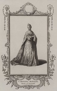 Caroline Matilda, drottning av Danmark av English School
