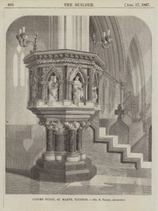 Carved Predikstol, St Mary