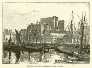 Castle Rushen, Castleton, Isle of Man (gravyr) av English School