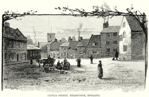 Castle Street, Melbourne, England (gravyr) av English School