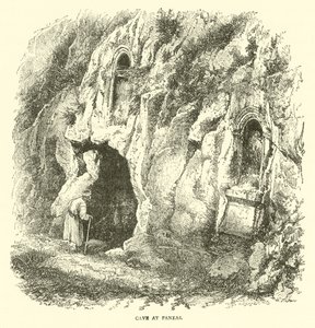 Grotta vid Paneas av English School