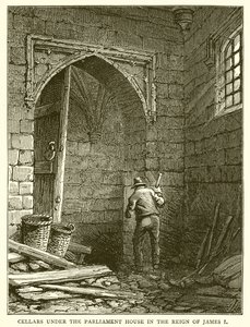 Källare under parlamentshuset under James I