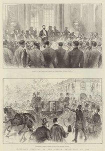 Hundraårsjubileumsfestivalen för den franska revolutionen 1789 (gravyr) av English School