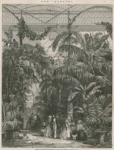 Center of the Great Palm House vid Royal Botanic Gardens of Kew av English School