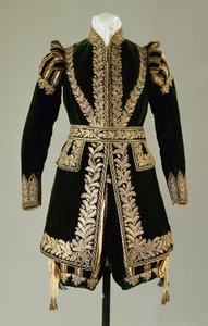 Ceremoniell dräkt, 1821 (textil) av English School