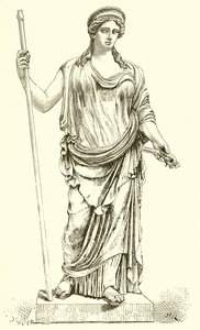 Ceres hittades i Ostia 1856. (Vatikanens museum) av English School