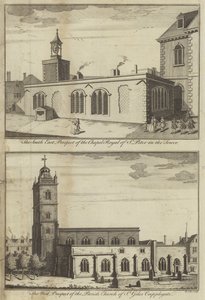 Chapel Royal of St Peter i Towern och Church of St Giles Cripplegate, London