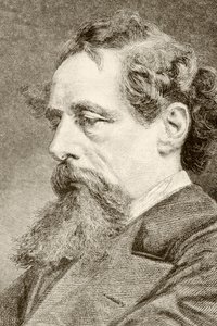 Charles Dickens (litografi) av English School