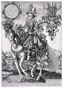 Charles I som prins av Wales till häst, från 