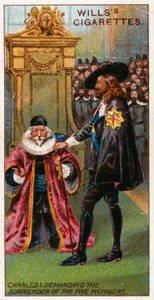 Charles I kräver att de fem medlemmarna ska överlämnas av English School