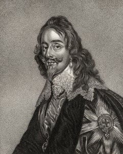 Charles I, graverad av Bocquet, från 