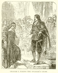 Charles I tar över talarnas ordförande