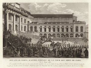 Charles Philippe dArtois från La Cour des Aides i Paris av English School