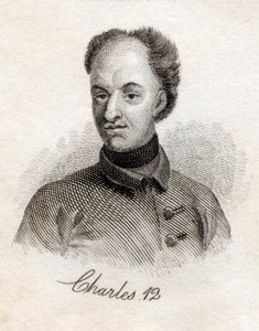 Karl XII, kung av Sverige, från Crabbs Historical Dictionary, publicerad 1825 av English School