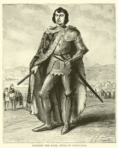 Karl den utslagna, hertig av Bourgogne av English School