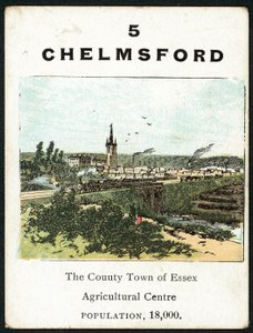 Chelmsford (färg litho) av English School