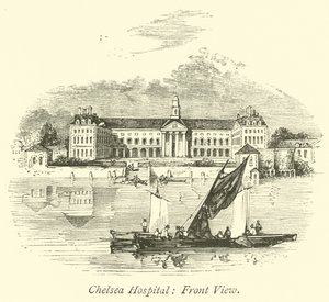 Chelsea Hospital, framifrån av English School