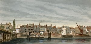 Chelsea från floden (wc på papper) av English School