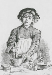 Kemist (gravyr) av English School