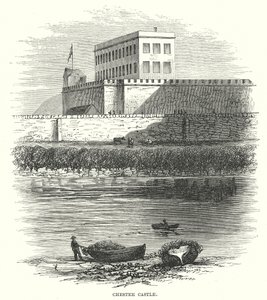 Chester Castle (gravyr) av English School