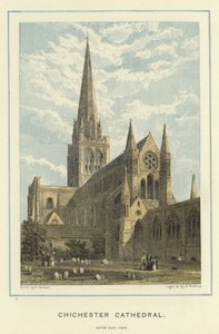 Chichester Cathedral, sydostvy av English School